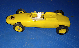 Slotcars66 Porsche 804 1/32nd scale Airfix slot car Yellow #4 